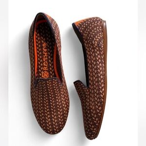 Rothy's The loafer walnut tweed merino wool blend limited edition retired flats